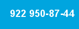 922 950-87-44